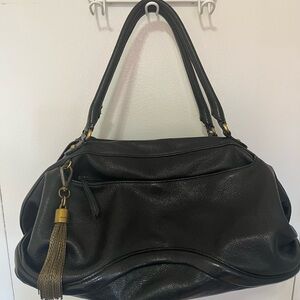 Botkier Large Black Leather Handbag